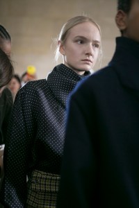 Backstage at Victoria Beckham RTW Fall 2019