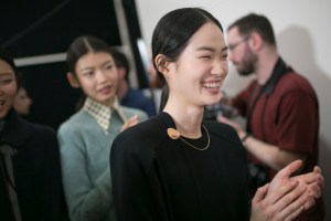 Backstage at Victoria Beckham RTW Fall 2019