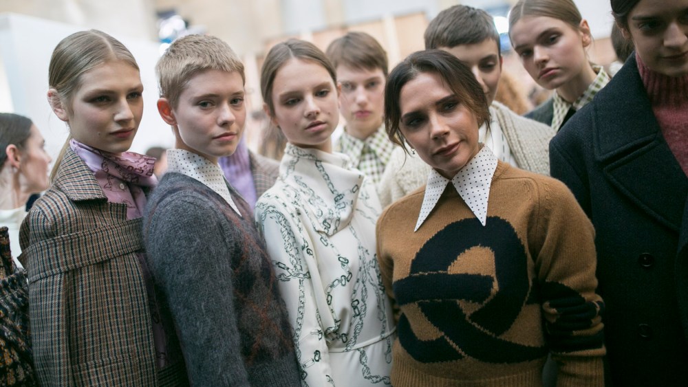 Backstage at Victoria Beckham RTW Fall 2019