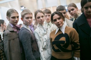 Backstage at Victoria Beckham RTW Fall 2019