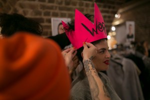 Backstage at Vivienne Westwood RTW Fall 2019