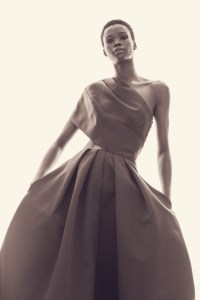 Fatou Jobe in Zac Posen RTW Fall 2019