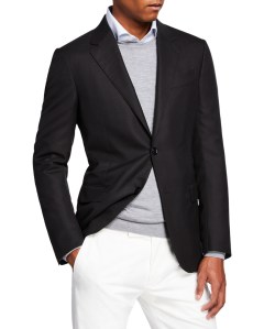 Zegna Black Cool Effect Blazer