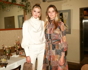 Bridget Malcolm, Sanne VloetZimmerman Dinner, Fall Winter 2019, New York Fashion Week, USA - 05 Feb 2019