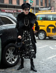 Street style at New York Fashion Week Fall 2019