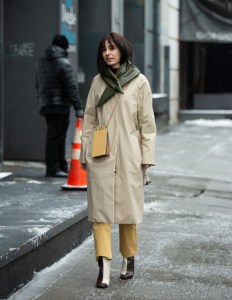 Street style at New York Fashion Week Fall 2019