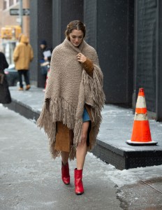 Sofía Sanchez de Betak Street style at New York Fashion Week Fall 2019