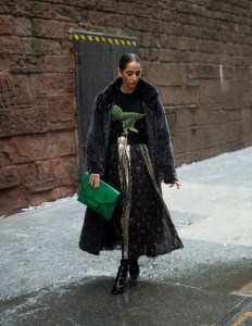 Street style at New York Fashion Week Fall 2019