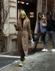 Street style at New York Fashion Week Fall 2019