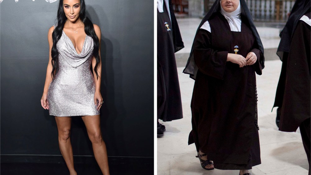 Two women, two wardrobe messages, both intentional.