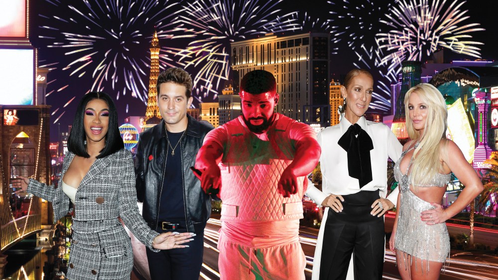 Las Vegas Residencies Cardi B G-Eazy Drake Celine Dion Britney Spears