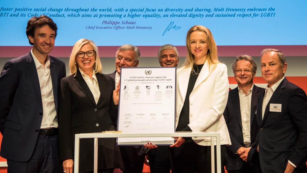 LVMH executives celebrate gender diversity
