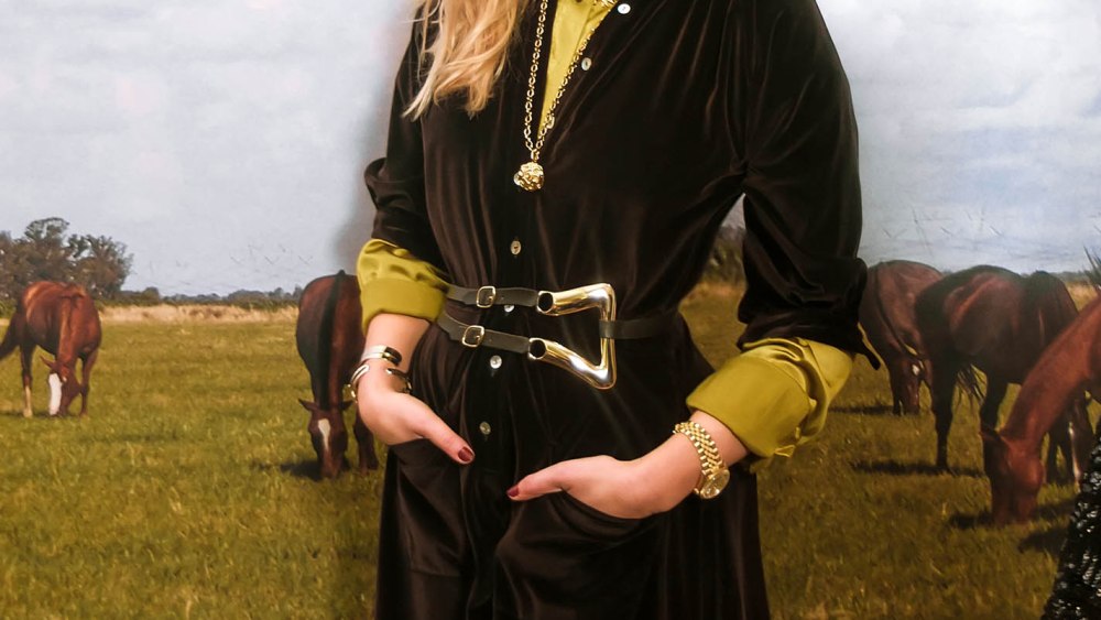 A look from Elisabeth von Thurn und Taxis's capsule for Acheval Pampa.
