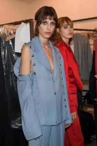 Backstage at Each x Other RTW Fall 2019, photographed in Paris on March  3, 2019.