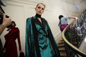 Backstage at Elie Saab RTW Fall 2019