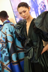 Backstage at Elie Saab RTW Fall 2019