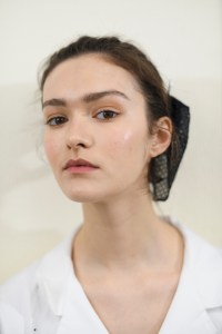Backstage at Issey Miyake RTW Fall 2019