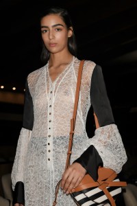 Backstage at Loewe RTW Fall 2019