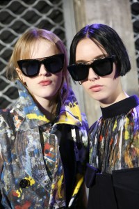 Backstage at Sacai RTW Fall 2019