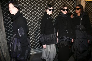 Backstage at Sacai RTW Fall 2019