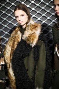 Backstage at Sacai RTW Fall 2019
