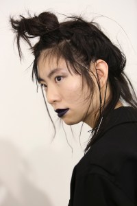 Backstage at Yohji Yamamoto RTW Fall 2019