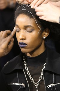 Backstage at Yohji Yamamoto RTW Fall 2019