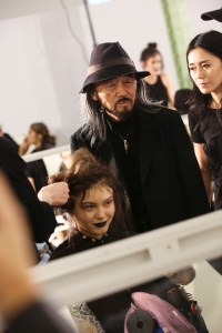 Backstage at Yohji Yamamoto RTW Fall 2019