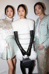 Backstage at Balmain RTW Fall 2019
