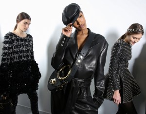 Backstage at Balmain RTW Fall 2019