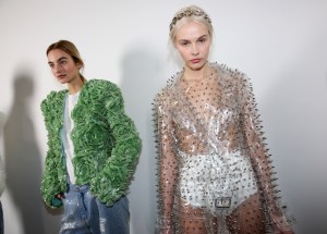 Backstage at Balmain RTW Fall 2019
