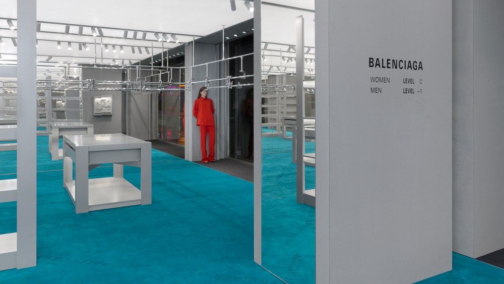 A rendering of the Balenciaga Sloane Street store