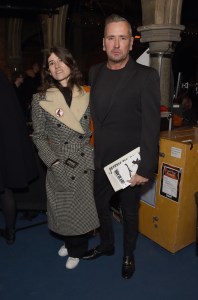 Bella Freud and Fat Tony attend a memorial for Judy Blame at Union Chapel on March 11, 2019 in London, England.Photo by Dave Benett