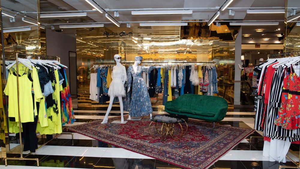 The Alice + Olivia shop on Bloomingdale’s second floor.