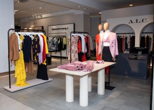 The A.L.C. and T by Alexander Wang shops on level two.