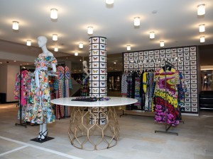 The Mary Katrantzou shop on four.
