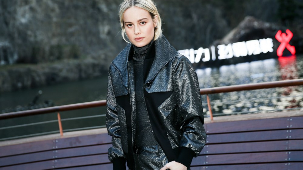 Brie Larson Attends Fashion Show 288 Feet Under Sea Level in China