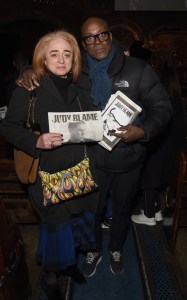 Camilla Lowther and Charles Aboah attend a memorial for Judy Blame at Union Chapel on March 11, 2019 in London, England.Photo by Dave Benett