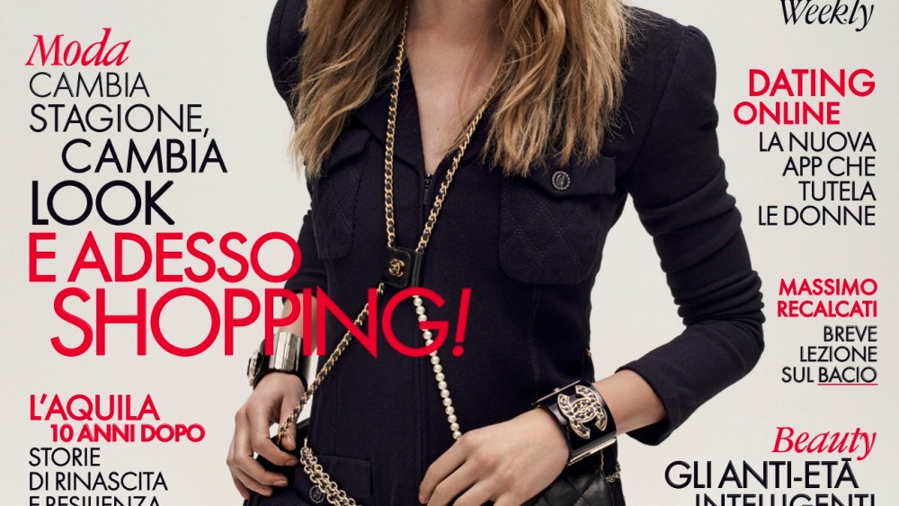 Elle Italia's latest cover.