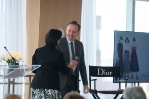 Renaud de Lesquen, president and chief executive officer of Christian Dior Couture and Parfums Christian Dior North America, was among the speakers at the launch party.