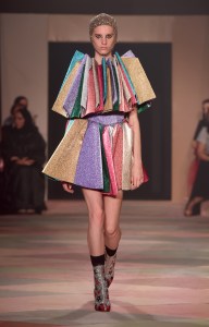 A look designed exclusively for DiorÕs couture show in Dubai