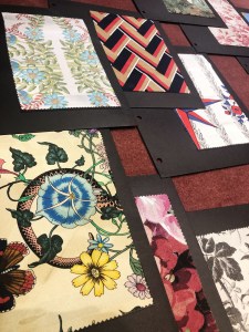 Custom client suit liners from Gucci for Made to Measure suiting.