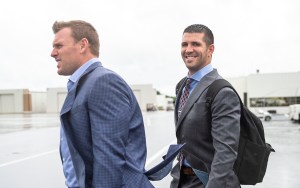 Carolina Panthers Kicker Graham Gano wearing Canali.