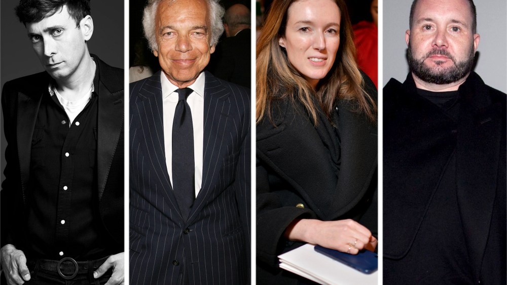 Hedi Slimane, Ralph Lauren, Clare Waight Keller and Kim Jones