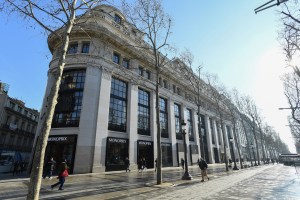 The Galeries Lafayette-Champs Elysées flagship.