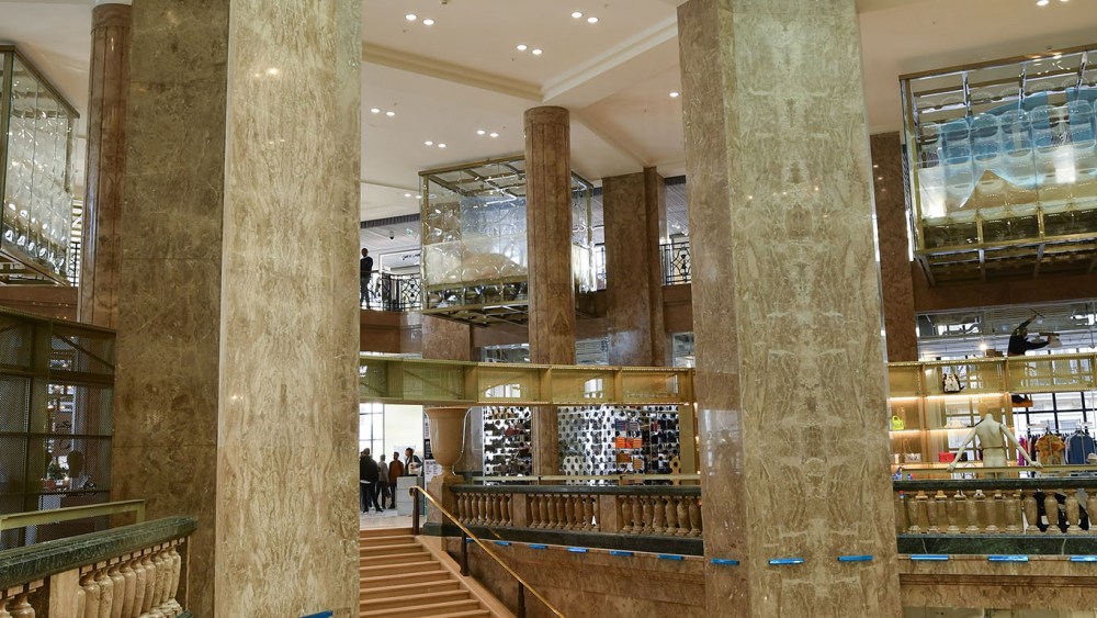The Galeries Lafayette-Champs Elysées flagship.