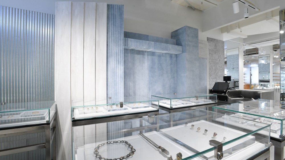 The Dover Street Market jewelry space at the Galeries Lafayette-Champs Elysées flagship.