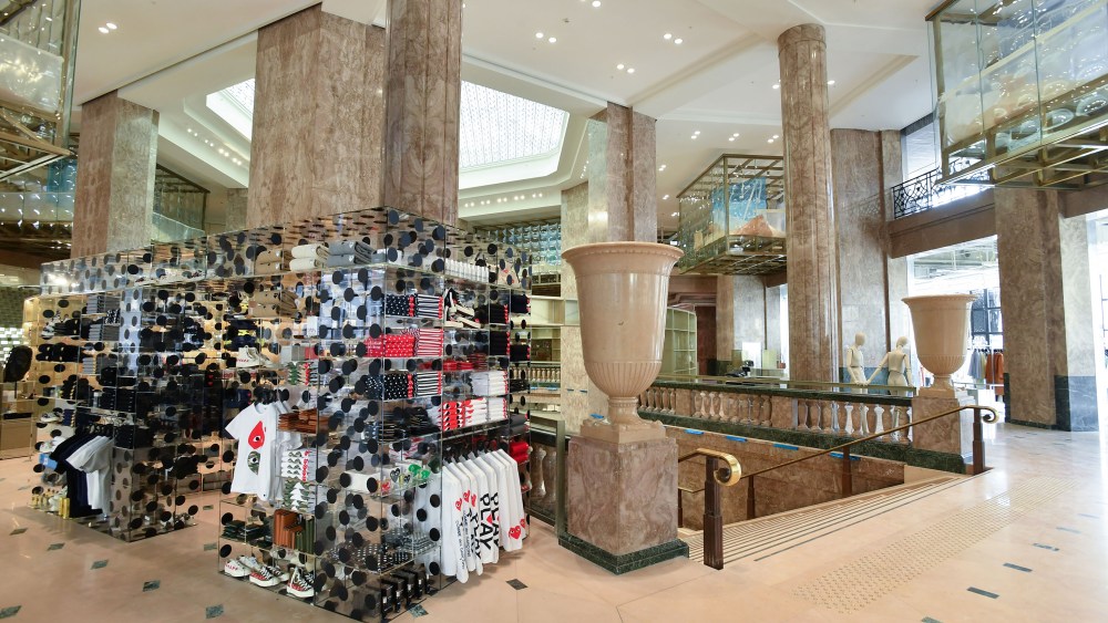 The Galeries Lafayette-Champs Elysées flagship.