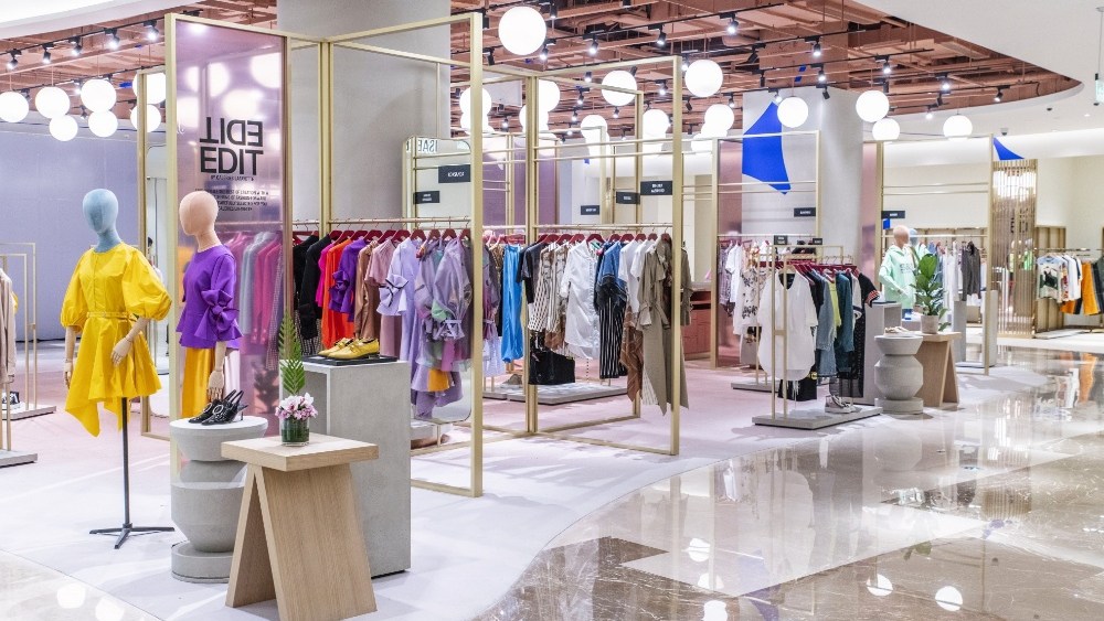 Inside Galeries Lafayette's Shanghai store.