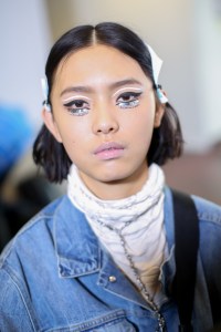 Backstage at Giambattista Valli RTW Fall 2019, photographed in Paris on March 4, 2019.